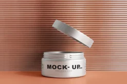 Aluminum Cosmetic Jar Mockups