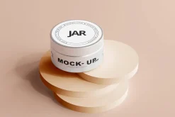Aluminum Cosmetic Jar Mockups