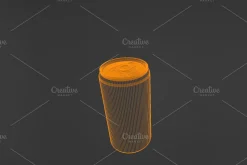 Aluminum Soda Can 280 ml 3D model