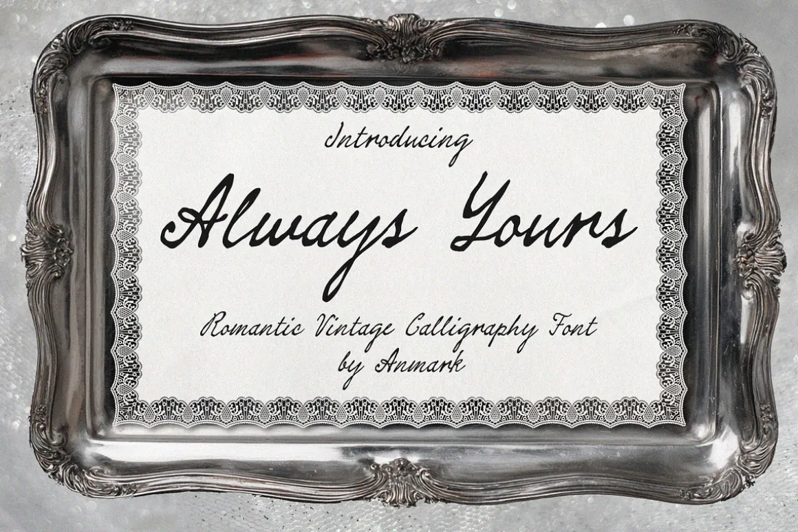 Always Yours Romantic Vintage Font