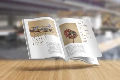 A4 Magazine Mockup