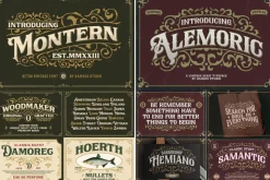 Amazed Vintage Font Bundle - SALE!