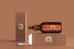 Amber Glass Dropper Bottle Mockups