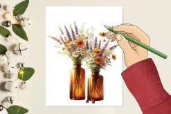 Amber Spring Cozy Home Cliparts