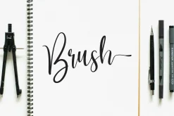American | Script Font