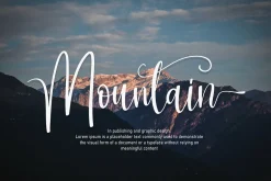 American | Script Font
