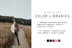 American Apparel Sweatshirt Mockup