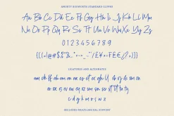 Amorty Bosworth Signature Font