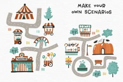 Amusement park. Map creator