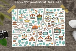 Amusement park. Map creator