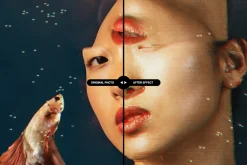 Anaglyph Distortion Photo Effect