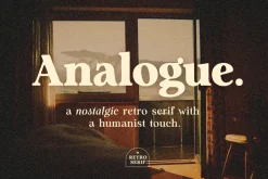 Analogue - Humanist Retro Serif