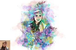 Ancient Watercolor Painting Action