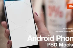 Android Phone Lifestyle Mockup
