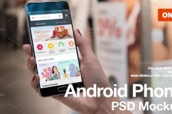 Android Phone Lifestyle Mockup