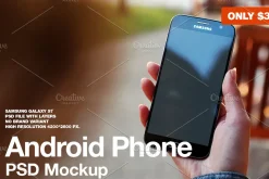 Android Phone PSD Mockup