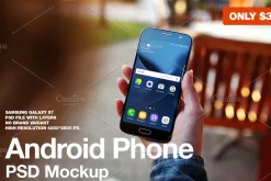 Android Phone PSD Mockup