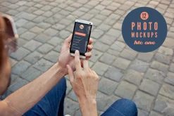 12 Android photo mockups