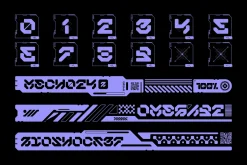 ANERO MECHA Typeface
