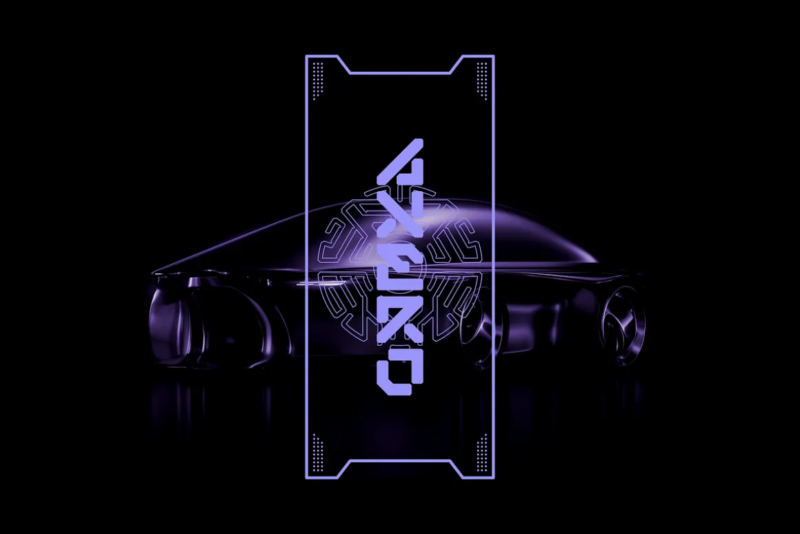 ANERO MECHA Typeface
