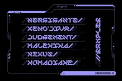ANERO MECHA Typeface