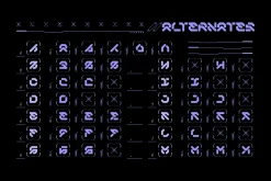 ANERO MECHA Typeface