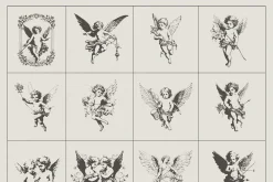Angel Numbers. Posters & Clipart