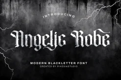 Angelic Robe - Blackletter Font