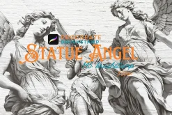 145 Angel Statues brushstamp