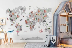Animal World Map, Animals alphabet