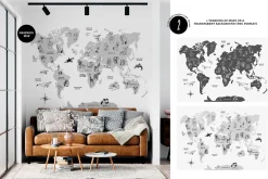 Animal World Map, Animals alphabet