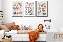 Animal World Map, Animals alphabet