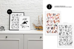 Animal World Map, Animals alphabet