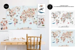 Animal World Map, Animals alphabet