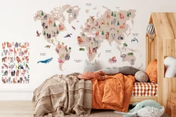 Animal World Map, Animals alphabet