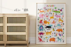 Animal Alphabet. Clipart & Pattern