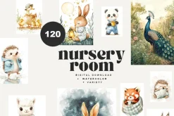 120 Animal Nursery Posters