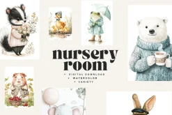 120 Animal Nursery Posters