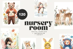 120 Animal Nursery Posters