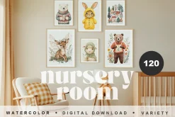 120 Animal Nursery Posters