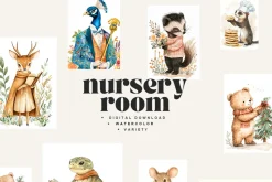 120 Animal Nursery Posters