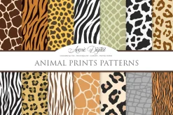 Animal Print Vector Patterns - Paper