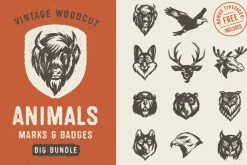 Animals Marks & Badges Bundle