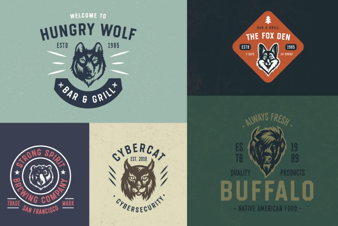 Animals Marks & Badges Bundle