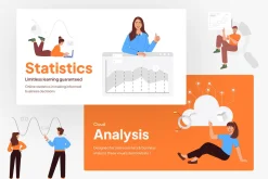 Animated Data Illustration Set