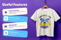 Animated Thank You Stickers Set