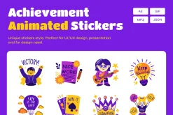 Animated Achievement Stickers