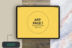 Animated iPad 12.9 Hand Swipe Mockup