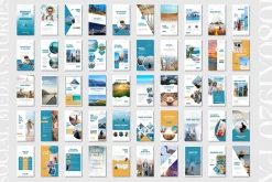 150 Animated Travel Social Media Kit