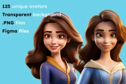 125 Animoji Avatars - Disney Princes